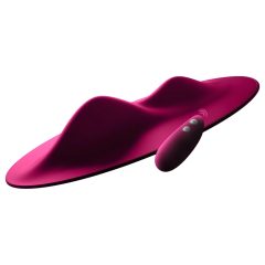   VibePad - 2-motorový, rádiový vankúšový vibrátor (fialový)