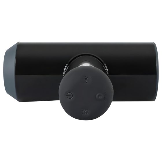 Rebel - pánsky masturbátor - pohyblivý vibrátor - čierny, akumulátorový