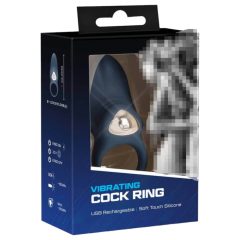   You2Toys Cock Ring - nabíjací vibračný krúžok na penis (modrý)