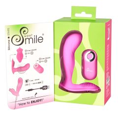   SMILE G-Spot Panty - nabíjací pripínací vibrátor na diaľkové ovládanie (ružový)