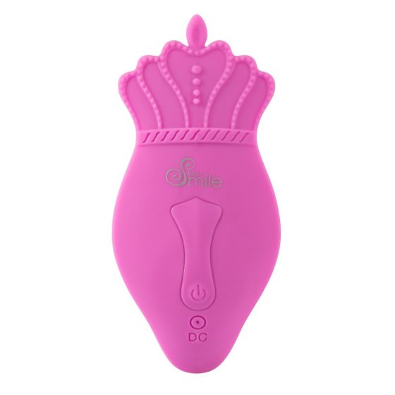 SMILE G-Spot Panty - nabíjací pripínací vibrátor na diaľkové ovládanie (ružový)