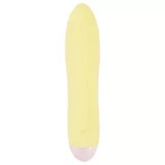   Cuties Mini Yellow - akumulátorový, silikónový vibrátor (žltý)