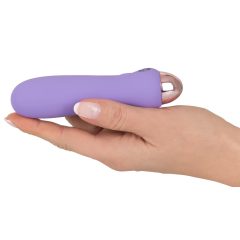   You2Toys Cuties Mini Purple - nabíjací silikónový tyčový vibrátor (fialový)