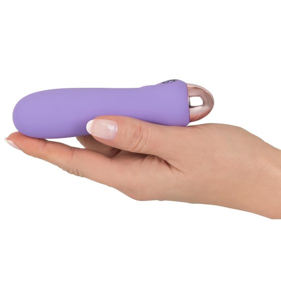 Cuties Mini Purple - nabíjateľný silikónový vibrátor (fialový)