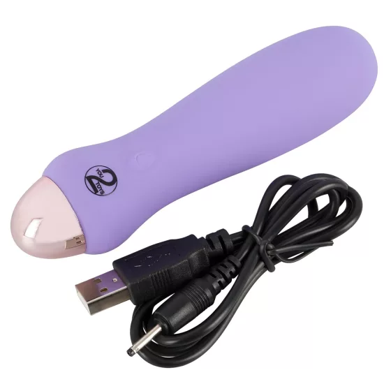 You2Toys - Cuties Mini Purple - akumulátorový, silikónový tyčový vibrátor (fialový)