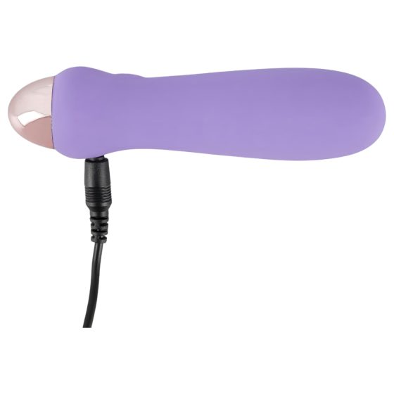 Cuties Mini Purple - nabíjateľný silikónový vibrátor (fialový)