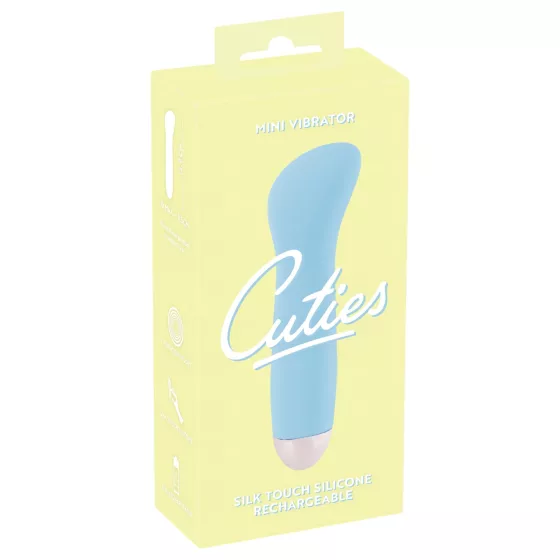 You2Toys - Cuties Mini Blue - akumulátorový vibrátor na bod G (tyrkysový)