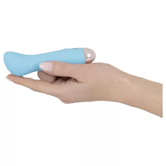 You2Toys - Cuties Mini Blue - akumulátorový vibrátor na bod G (tyrkysový)