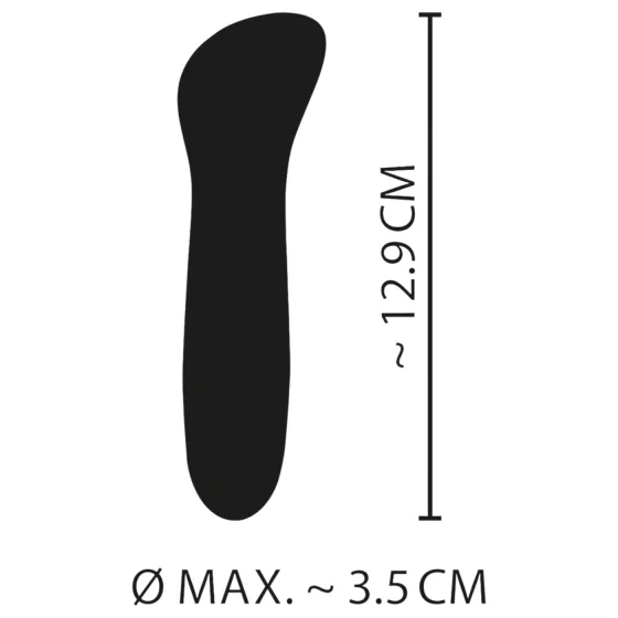 You2Toys - Cuties Mini Blue - akumulátorový vibrátor na bod G (tyrkysový)