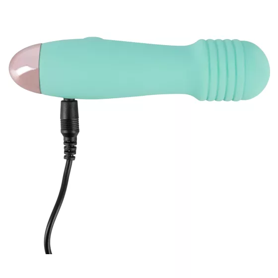 You2Toys - Cuties Mini Wand - akumulátorový, mini masážny vibrátor (zelený)