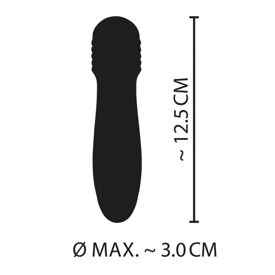 You2Toys - Cuties Mini Wand - akumulátorový, mini masážny vibrátor (zelený)