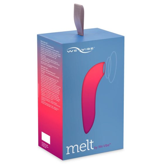 We-Vibe Melt - nabíjací vodotesný smart stimulátor klitorisu (koralový)