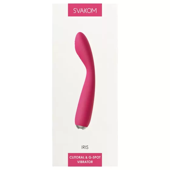 Svakom Iris - vibrátor na G bod - nabíjateľný, vodotesný - červený