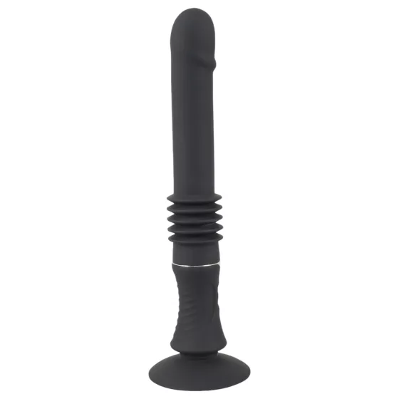 You2Toys Fucking Machine - prirážací vibrátor s prísavkou (čierny)