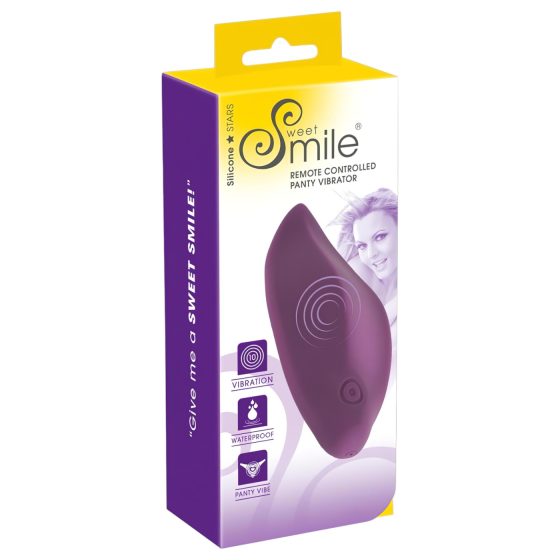 SMILE Nohavičky - vibrujúci strojček (fialový)