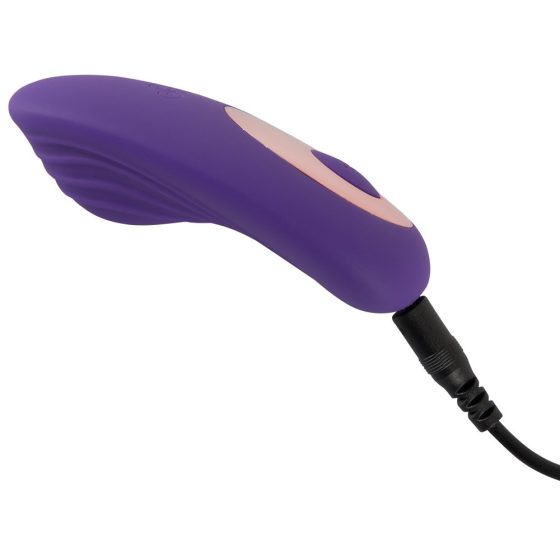 SMILE Panty - dobíjací rádiový vibrátor na klitoris (fialový)