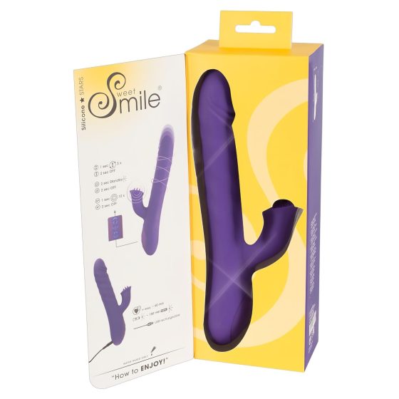 Smile Pearl - perlový pulzný vibrátor (fialový)
