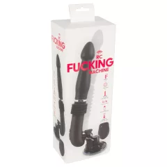   You2Toys - strojný vibrátor na diaľkové ovládanie - čierny - nabíjateľný