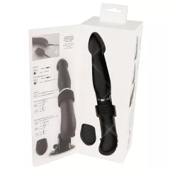   You2Toys - strojný vibrátor na diaľkové ovládanie - čierny - nabíjateľný