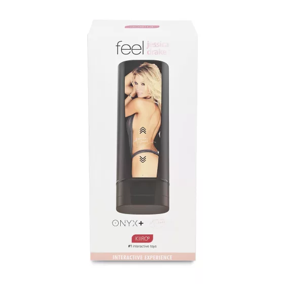 Kiiroo Onyx+ Jessica Drake - interaktívny masturbátor - čierny