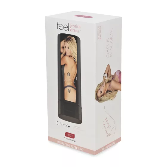 Kiiroo Onyx+ Jessica Drake - interaktívny masturbátor - čierny