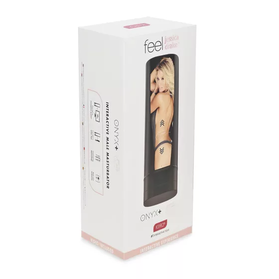 Kiiroo Onyx+ Jessica Drake - interaktívny masturbátor - čierny