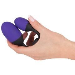   GoGasm Pussy & Ass - dobíjacie vibračné vajíčko (fialovo-čierne)