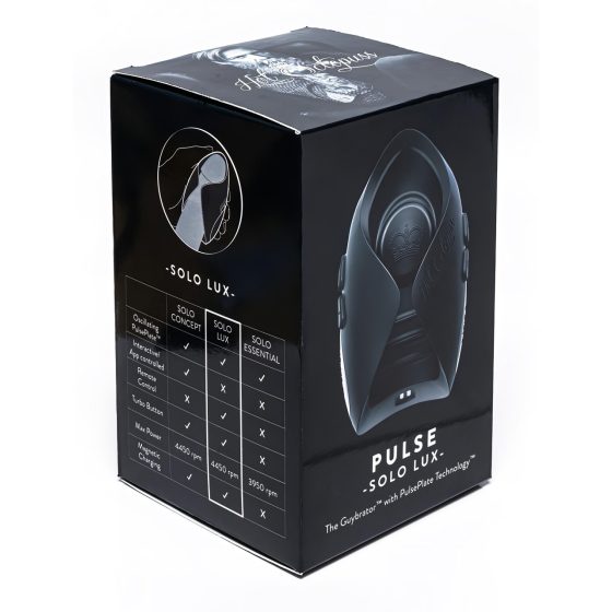 Hot Octopuss - masturbátor pre mužov - diaľkové ovládanie - čierny