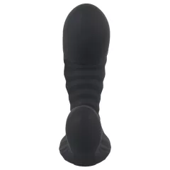   You2Toys - vibračný nafukovací vibrátor s diaľkovým ovládaním - čierny
