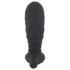   You2Toys - vibračný nafukovací vibrátor s diaľkovým ovládaním - čierny