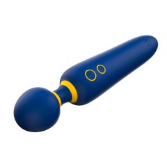  ROMP Flip Wand - nabíjací, vodotesný masážný vibrátor (modrý)