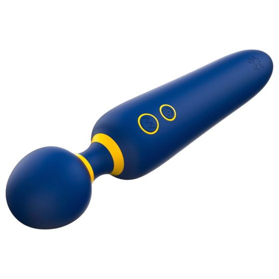 ROMP Flip prútik - nabíjateľný, vodeodolný masážny vibrátor (modrý)