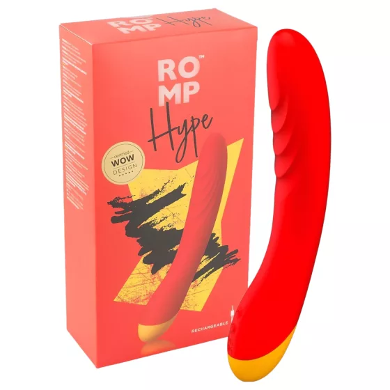 ROMP Hype - vibrátor na G bod - vodotesný - oranžový