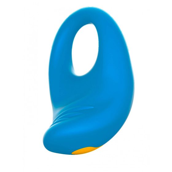 ROMP Juke - nabíjací, vodotesný krúžok na penis (modrý)