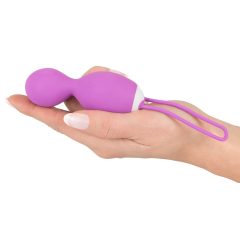   SMILE Rotujúca lopta lásky - rádiom riadené rotujúce vibračné vajíčko na batérie (fialové)
