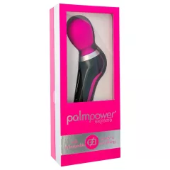   PalmPower Extreme - masážny vibrátor na batérie - ružovo-čierny