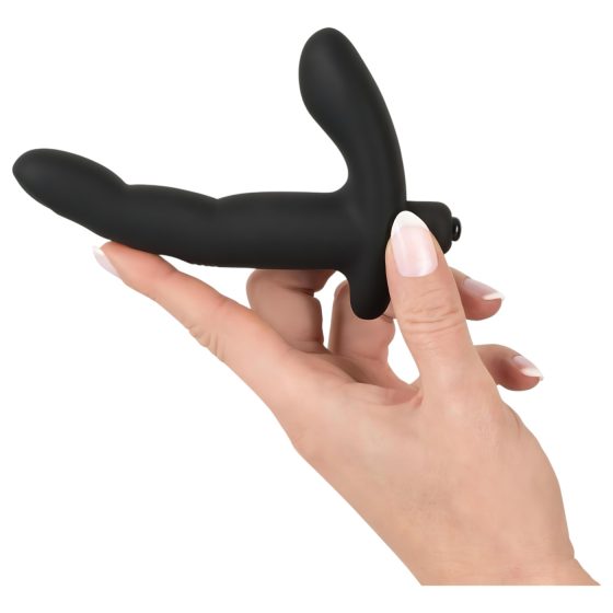 Rebel Naughty Finger - prostatický vibrátor (čierny)