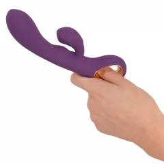   You2Toys - vibrátor s rabbit stimuláciou klitorisu - nabíjateľný - fialový