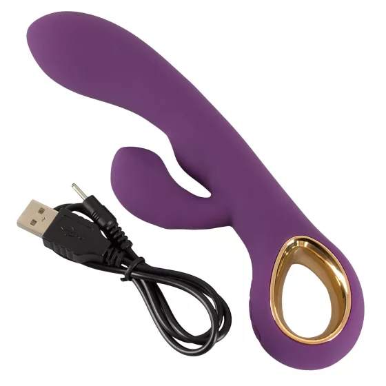 You2Toys - vibrátor s rabbit stimuláciou klitorisu - nabíjateľný - fialový