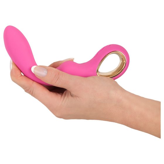 You2Toys - Dual Petit - Nabíjateľný, 2-motorový vibrátor (ružový)
