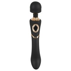   Cleopatra Prútik - nabíjateľný, vodotesný masážny vibrátor (čierny)