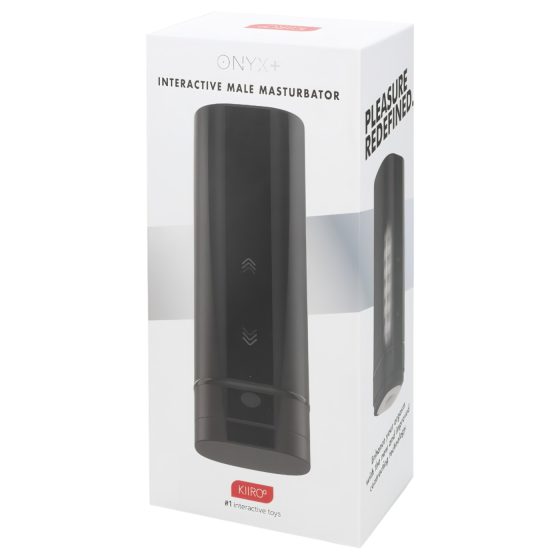 Kiiroo Onyx+ - interaktívny masturbátor (čierny)