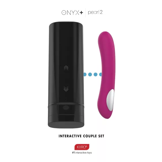 Kiiroo Onyx+ a Pearl 2 - sada pre páry - masturbátor a vibrátor