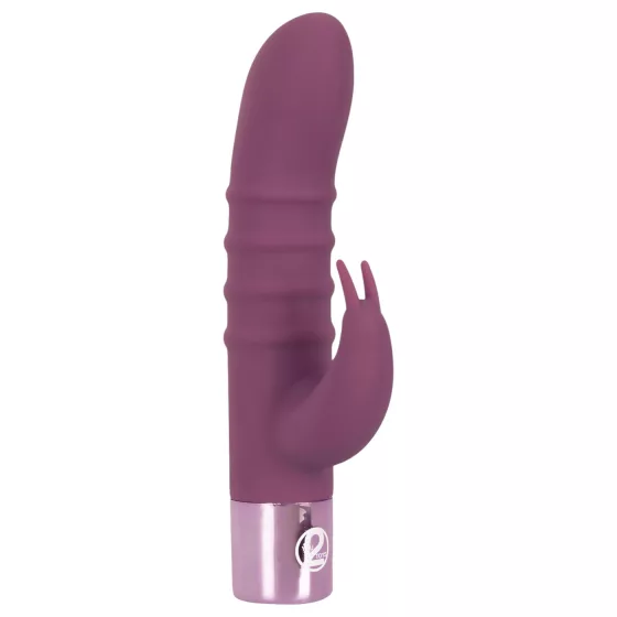 Rabbit Vibe - vibrátor na bod G s dráždiacim ramenom - dobíjací - fialový