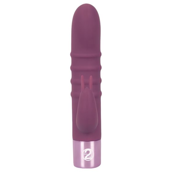 Rabbit Vibe - nabíjací G-bodový vibrátor s ramenom na klitoris (fialový)