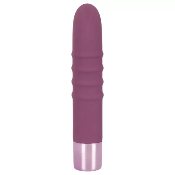 Rabbit Vibe - vibrátor na bod G s dráždiacim ramenom - dobíjací - fialový