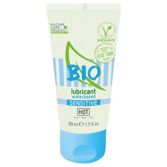 HOT Bio Sensitive - vegán lubrikant na vodnej báze (50 ml)