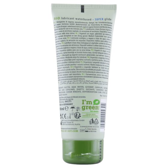 HOT Bio Super - vegán lubrikant na vodnej báze - 100 ml