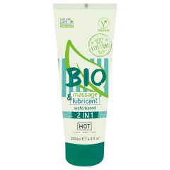HOT Bio 2IN1 - vodný lubrikant a masážny gél (200 ml)