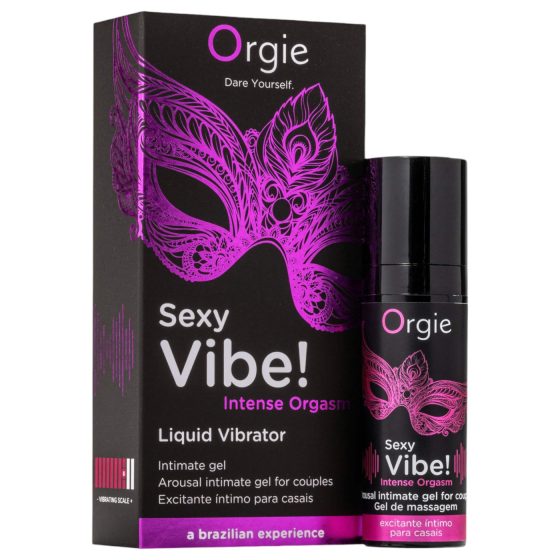 Orgie - unisex kvapalný vibrátor - vibračný gél - 15 ml
